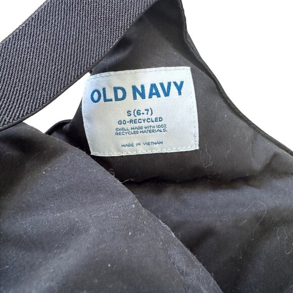 Old Navy Unisex Water-Resistant Snow-Bib Overalls for Toddler Black 6-7 - Picture 9 of 10